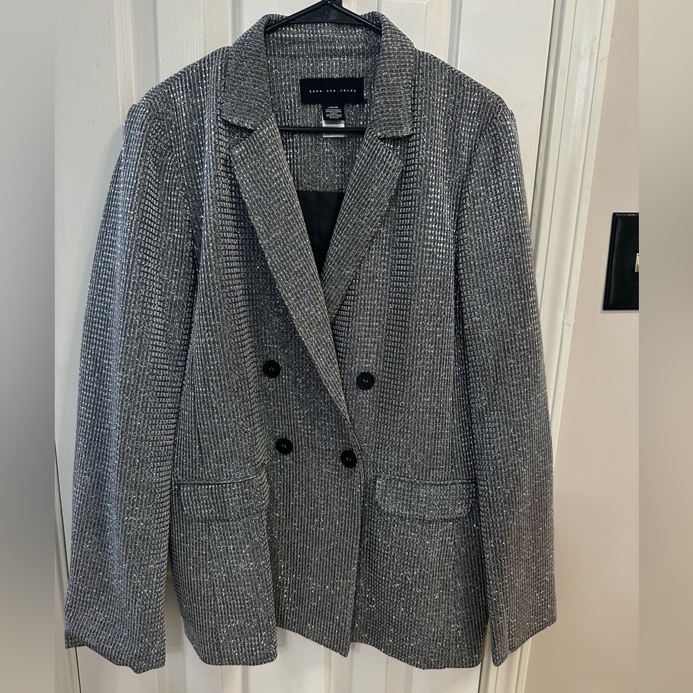 Oversized Shimmery Blazer